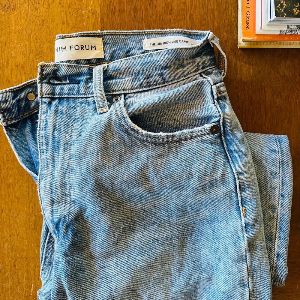 Denim Forum High Rise Light Blue Jeans